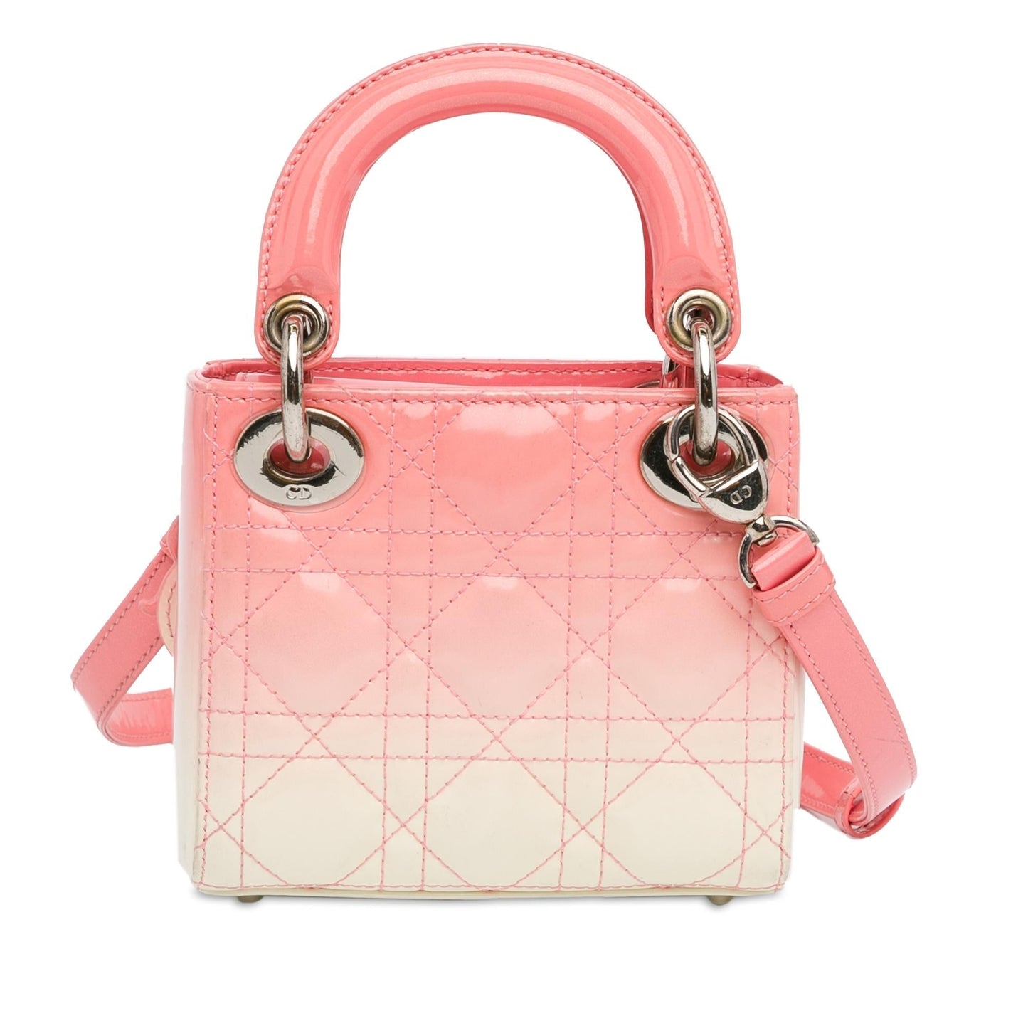Luxury DiorMicro Ombre Patent Cannage Lady Luxury Dior(SHG-9xIs5t)