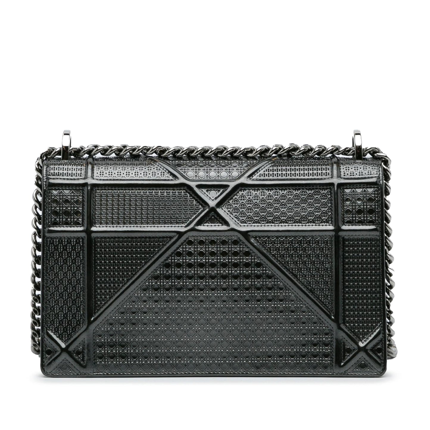 Luxury DiorMicrocannage Diorama Patent Leather Crossbody (SHG-HT2Mut)