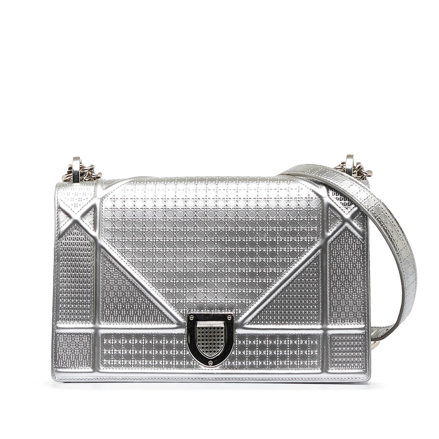 Luxury DiorMicrocannage Diorama Wallet on Chain (SHG-S7bj1Q)