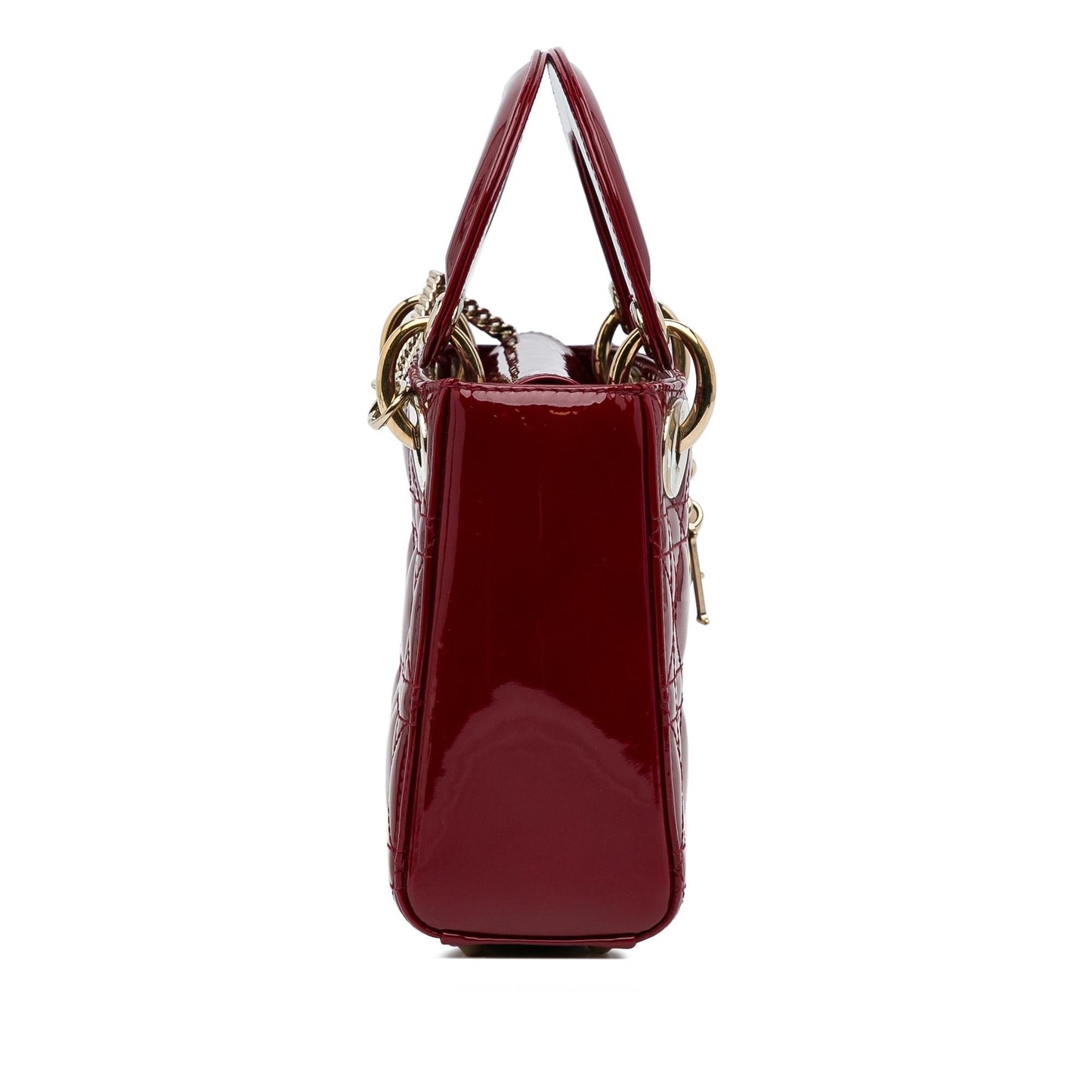 Luxury DiorMini Cannage Patent Lady Luxury Dior(SHG-NpIWuW)