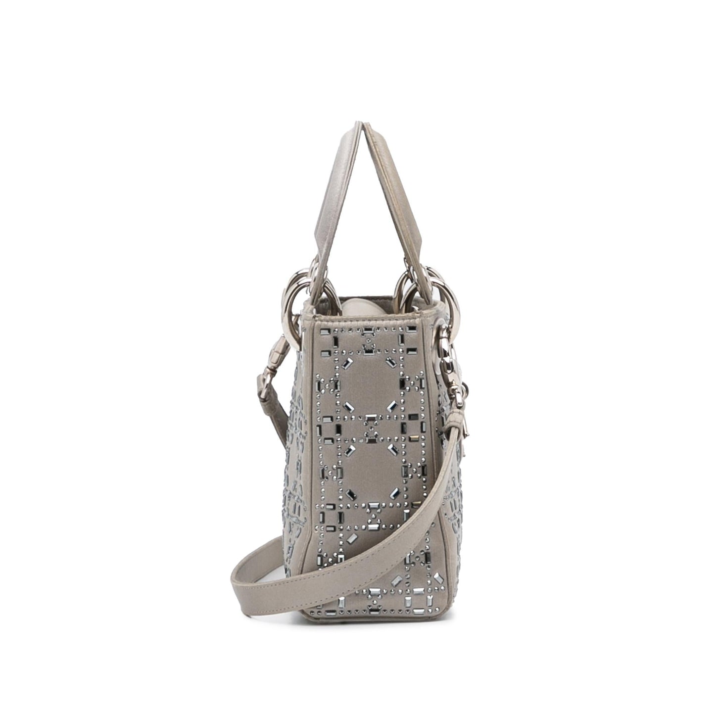 Luxury DiorMini Crystal-Embellished Satin Lady Luxury Dior(SHG-aOljQE)