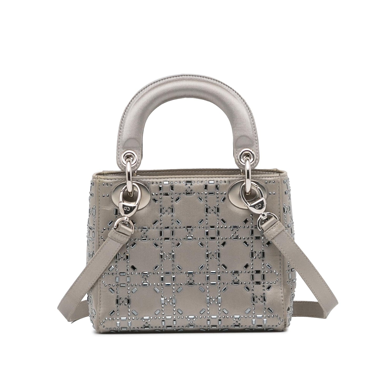 Luxury DiorMini Crystal-Embellished Satin Lady Luxury Dior(SHG-aOljQE)