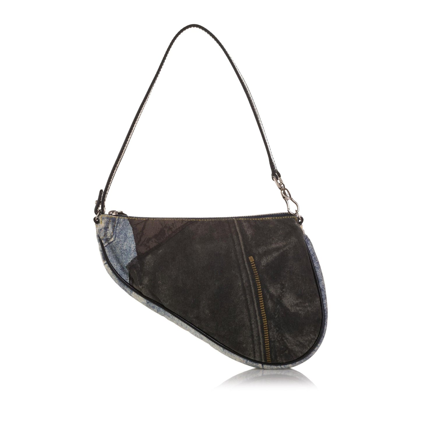 Luxury DiorMini Denim Saddle Pochette (SHG-37105)