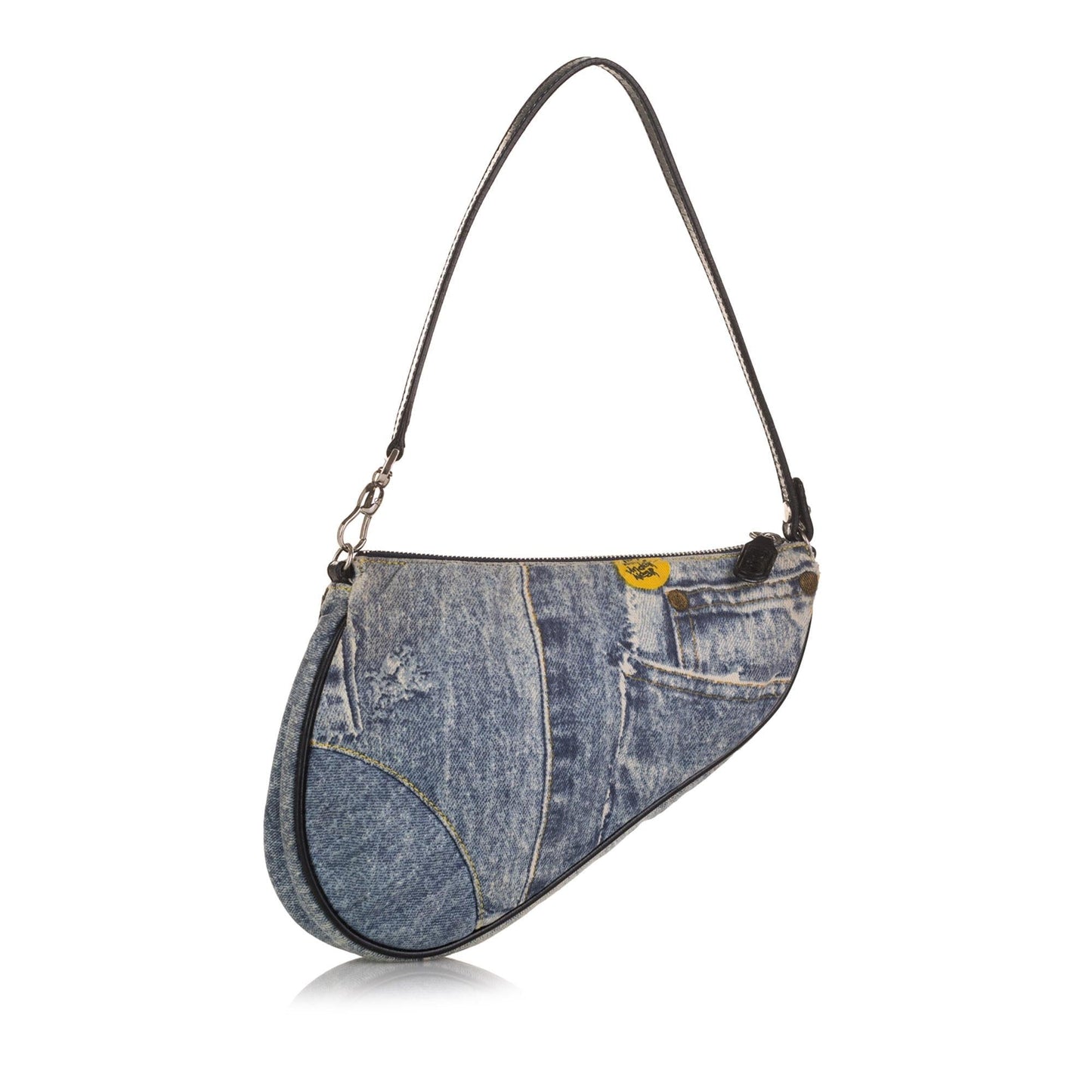 Luxury DiorMini Denim Saddle Pochette (SHG-37105)