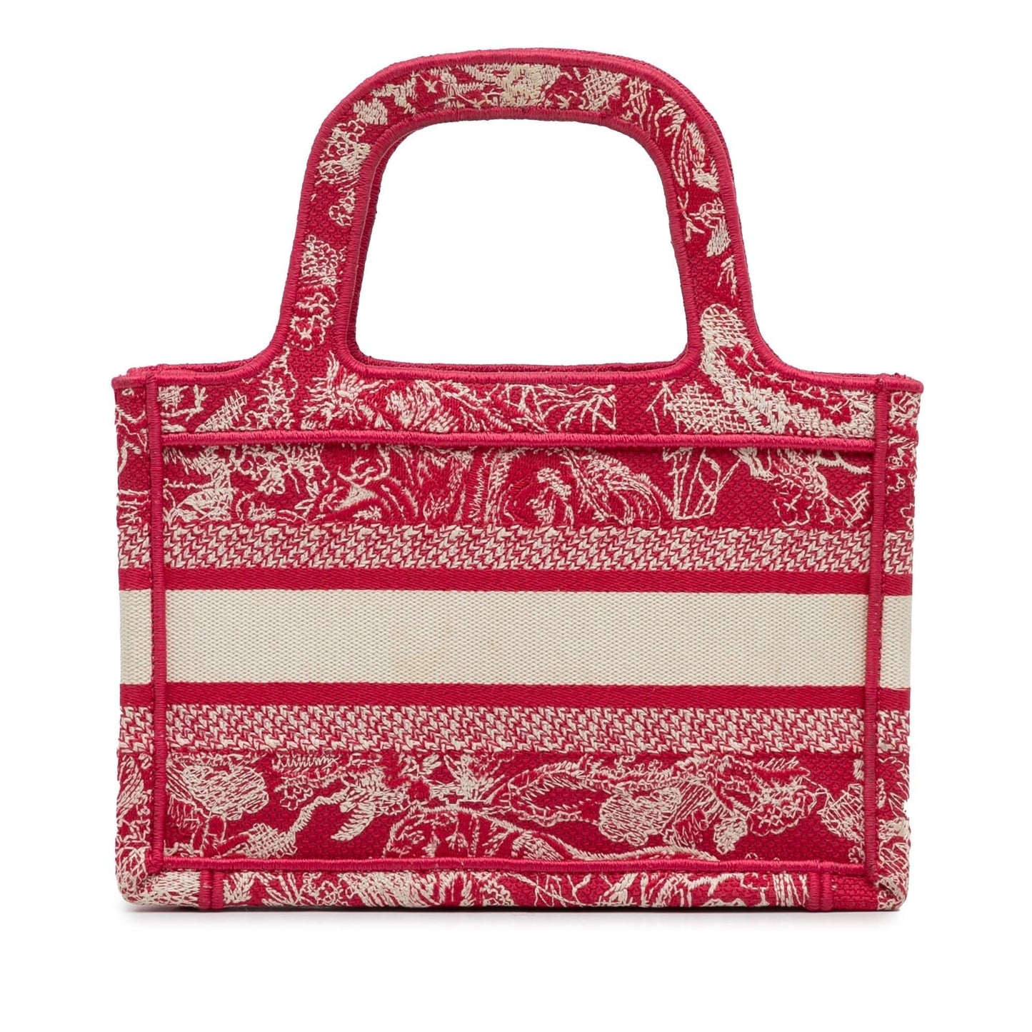 Luxury DiorMini Embroidered Book Tote (SHG-PkGOnT)