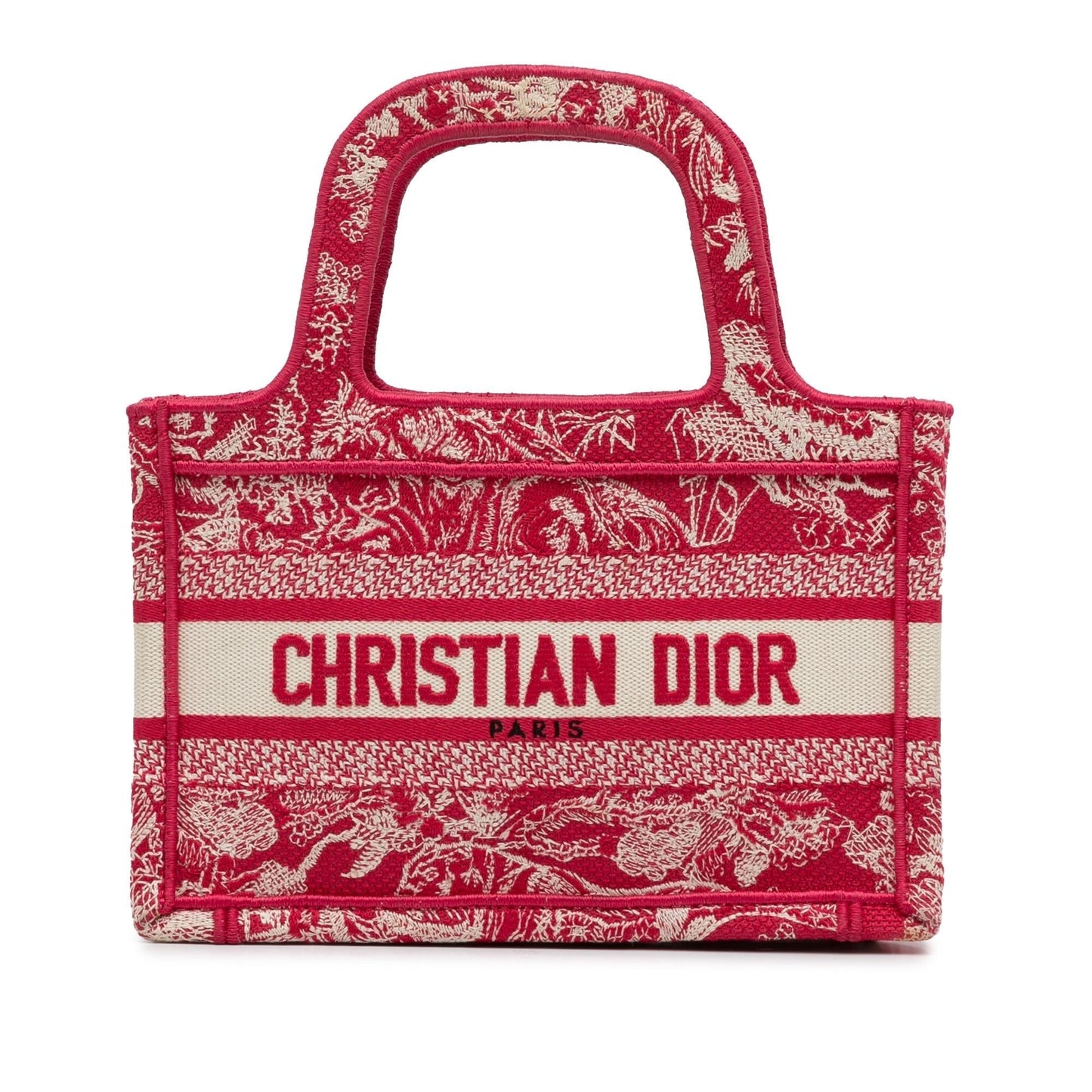 Luxury DiorMini Embroidered Book Tote (SHG-PkGOnT)