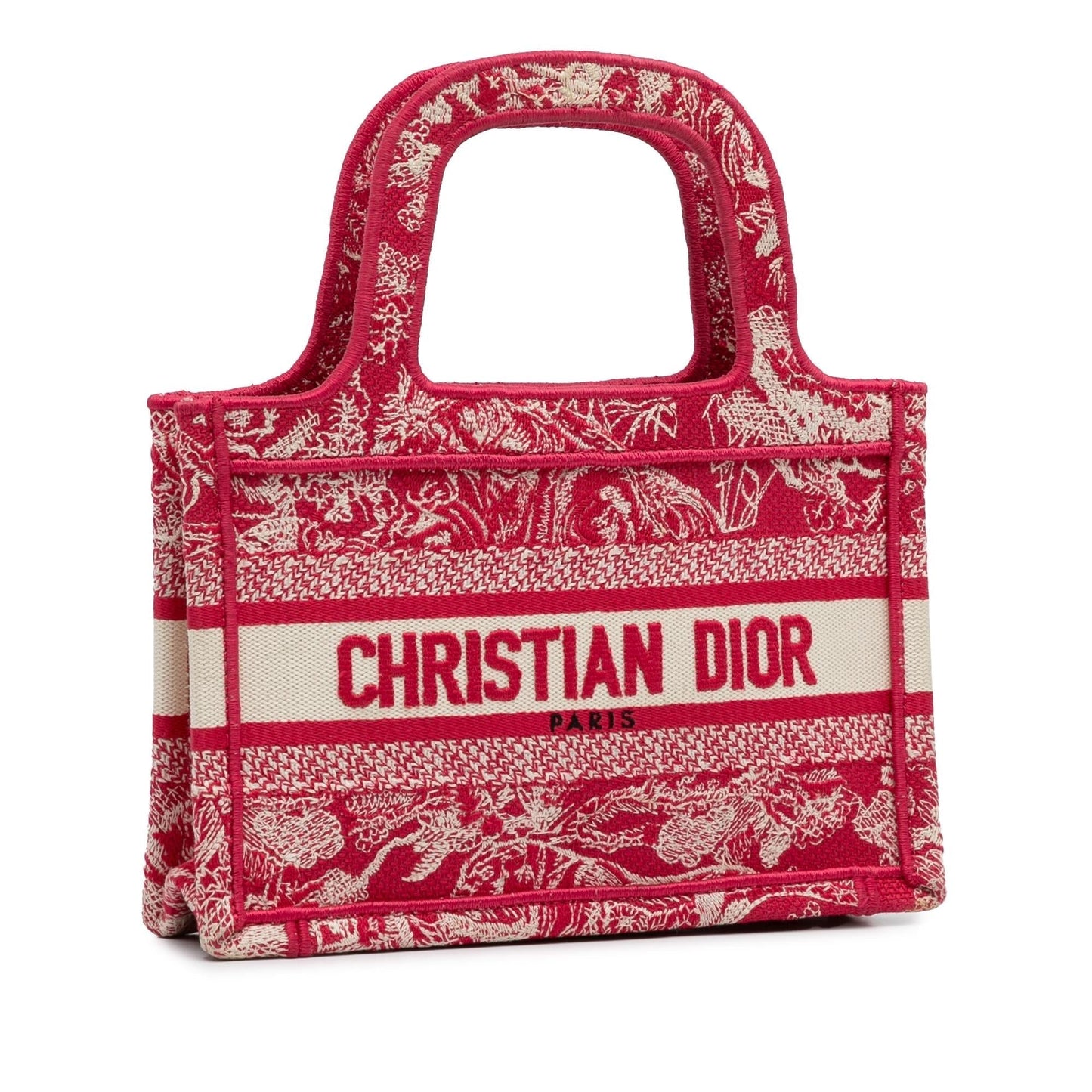 Luxury DiorMini Embroidered Book Tote (SHG-PkGOnT)