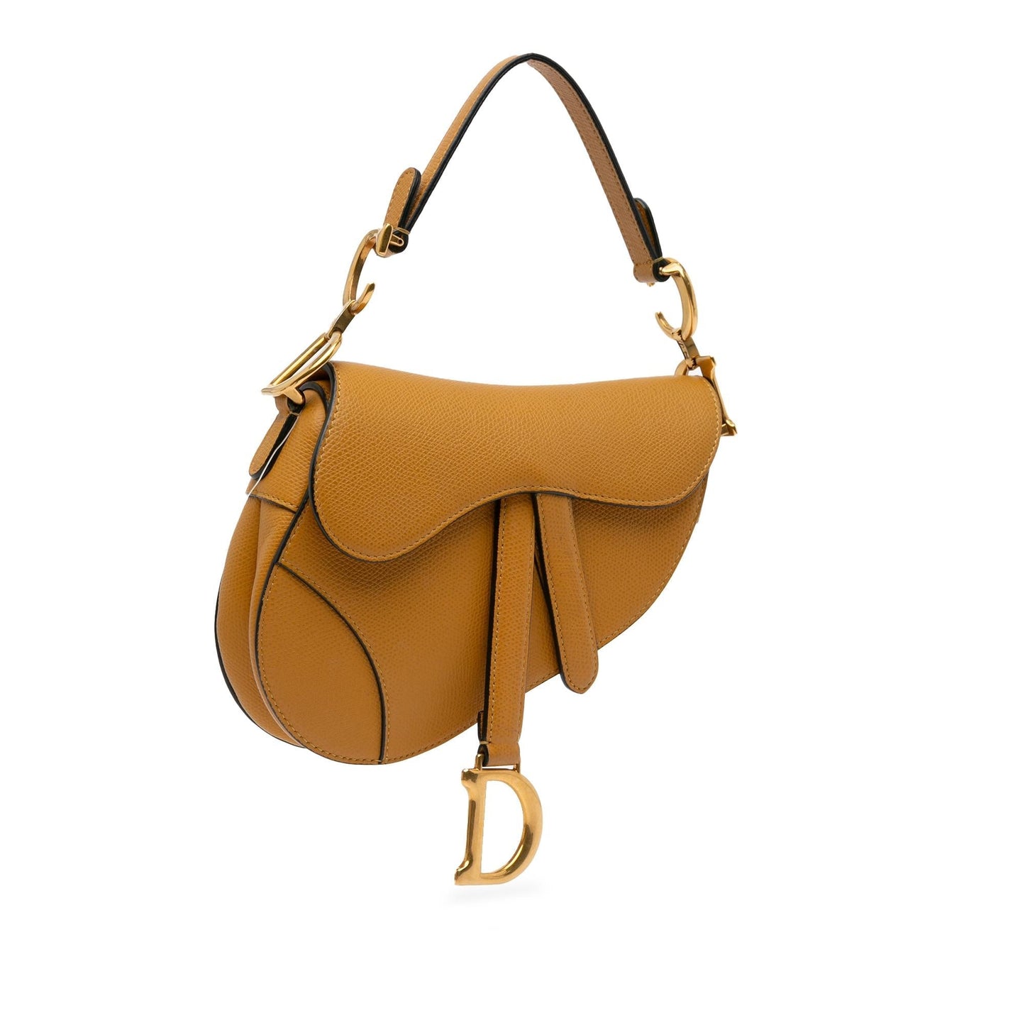 Luxury DiorMini Grained Calfskin Saddle Bag (SHG-i4LwSA)