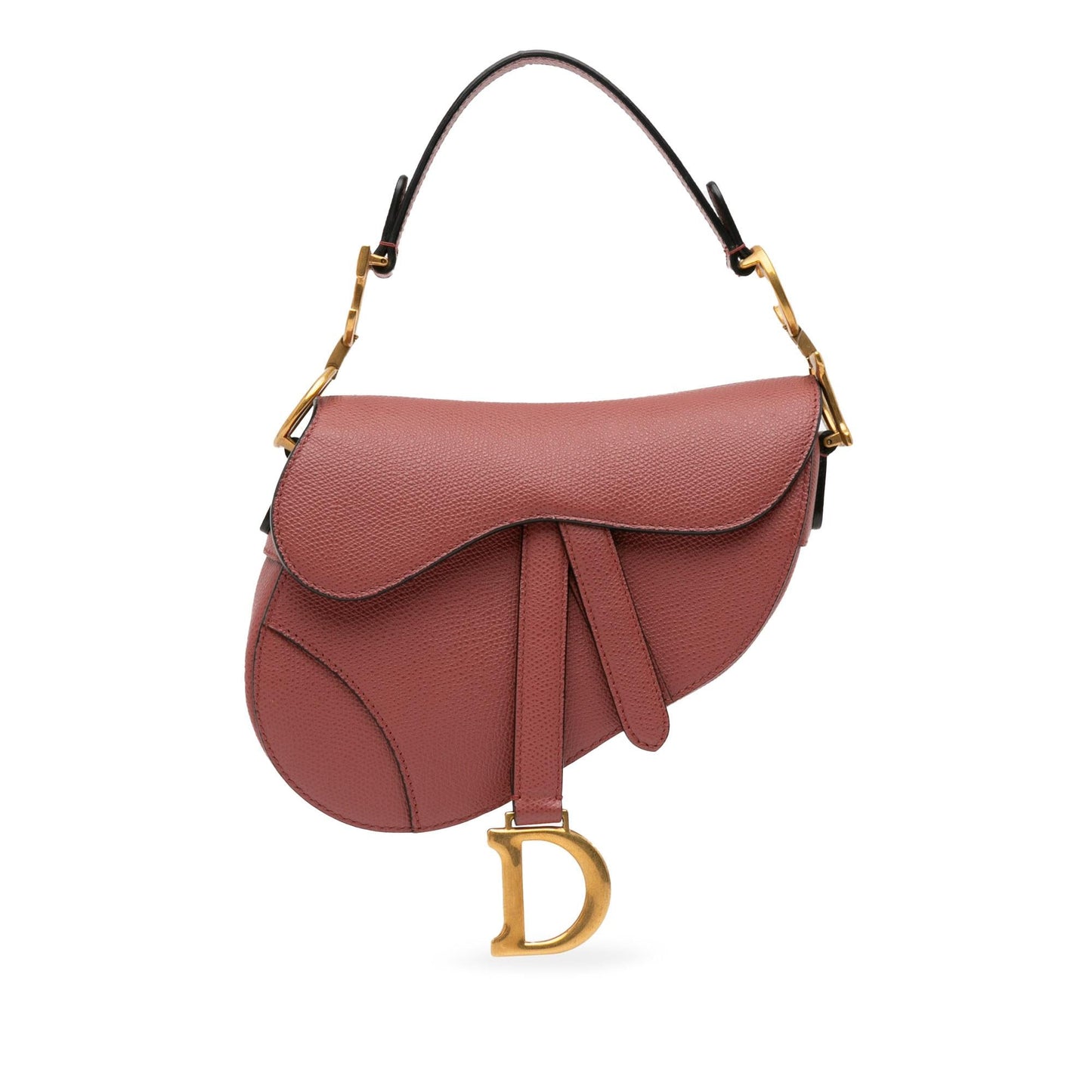 Luxury DiorMini Grained Calfskin Saddle Bag (SHG-fpraI5)