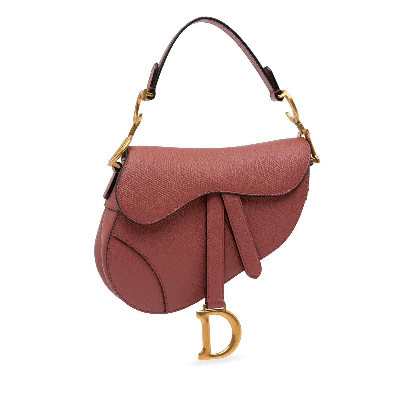 Luxury DiorMini Grained Calfskin Saddle Bag (SHG-fpraI5)