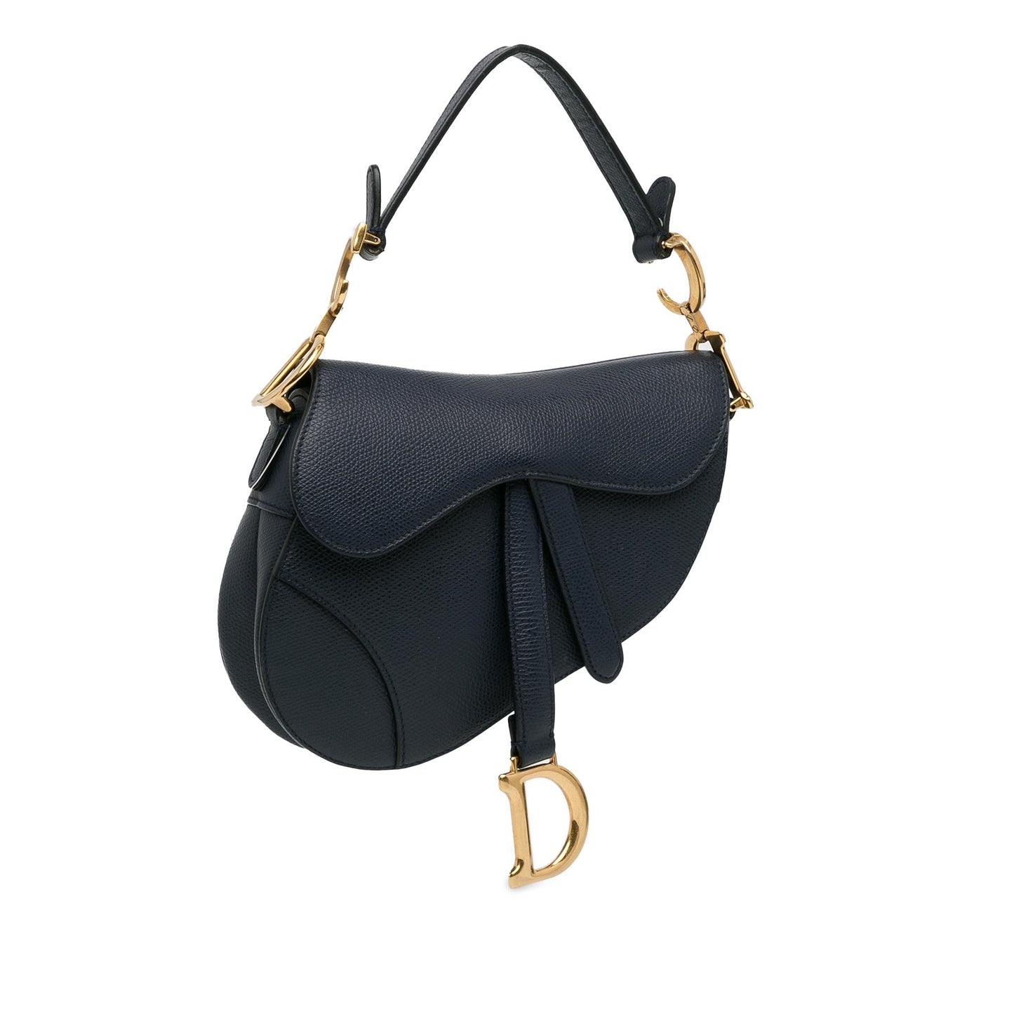 Luxury DiorMini Grained Calfskin Saddle Bag (SHG-Mm6ZEe)