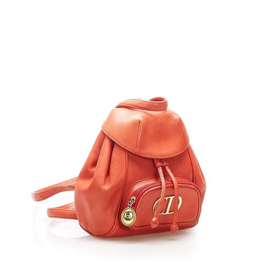 Luxury DiorMini Logo Leather Backpack (SHG-16931)