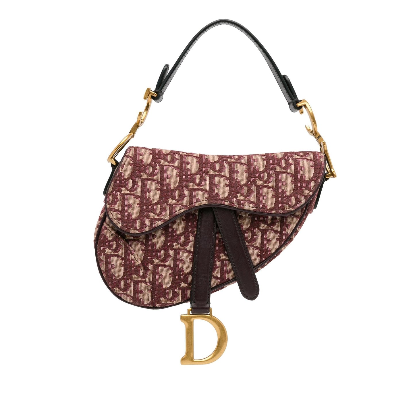 Luxury DiorMini Oblique Saddle (SHG-46sfYL)