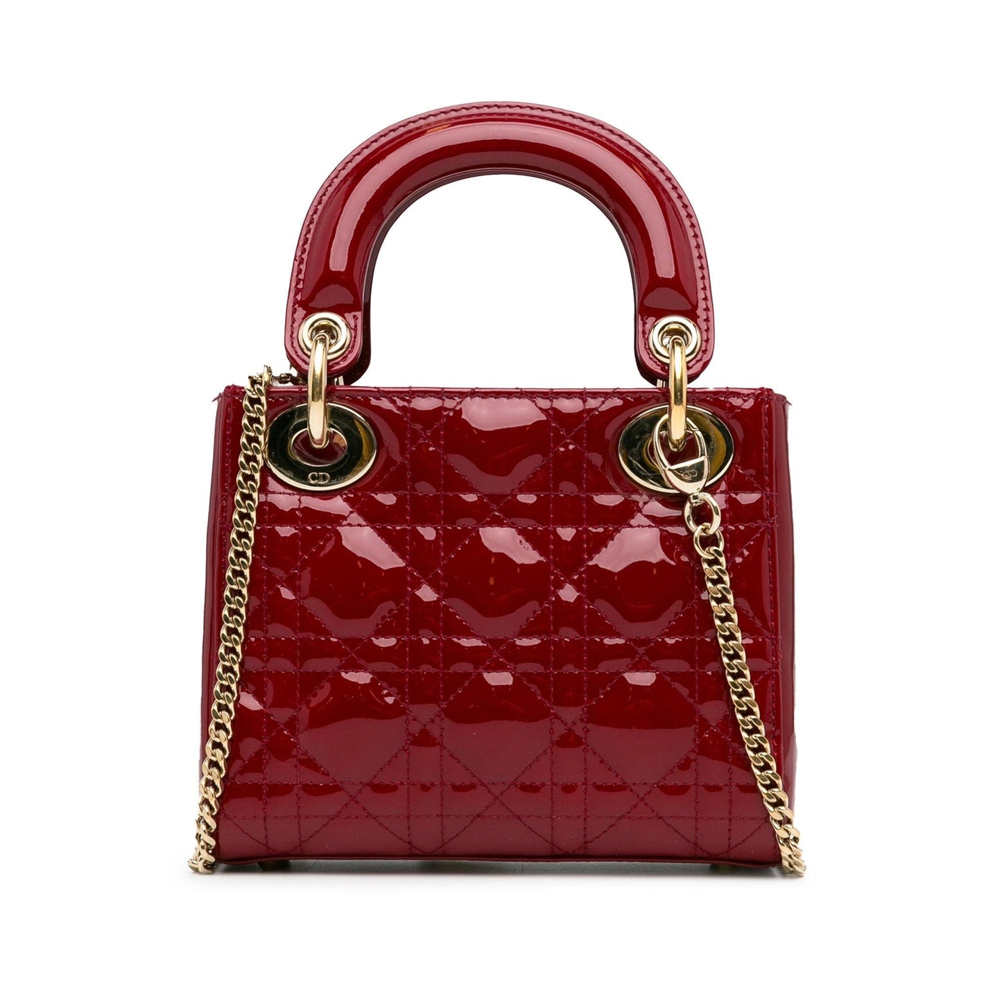 Luxury DiorMini Patent Cannage Lady Luxury Dior(SHG-nahdcS)