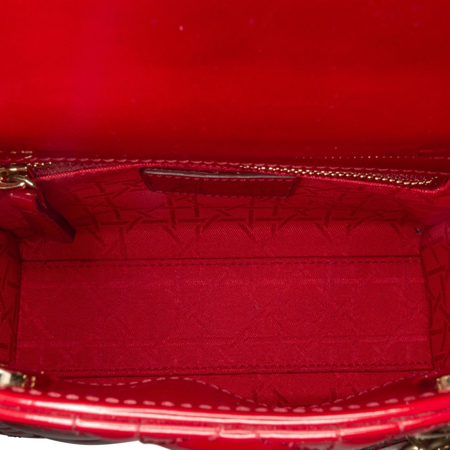 Luxury DiorMini Patent Cannage Lady Luxury Dior(SHG-a45nYI)