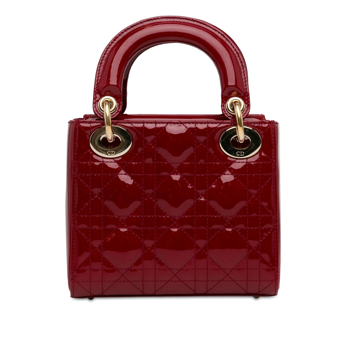 Luxury DiorMini Patent Cannage Lady Luxury Dior(SHG-tnziLP)