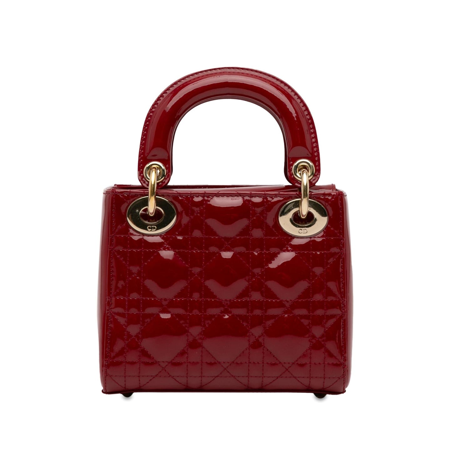 Luxury DiorMini Patent Cannage Lady Luxury Dior(SHG-SdQinm)
