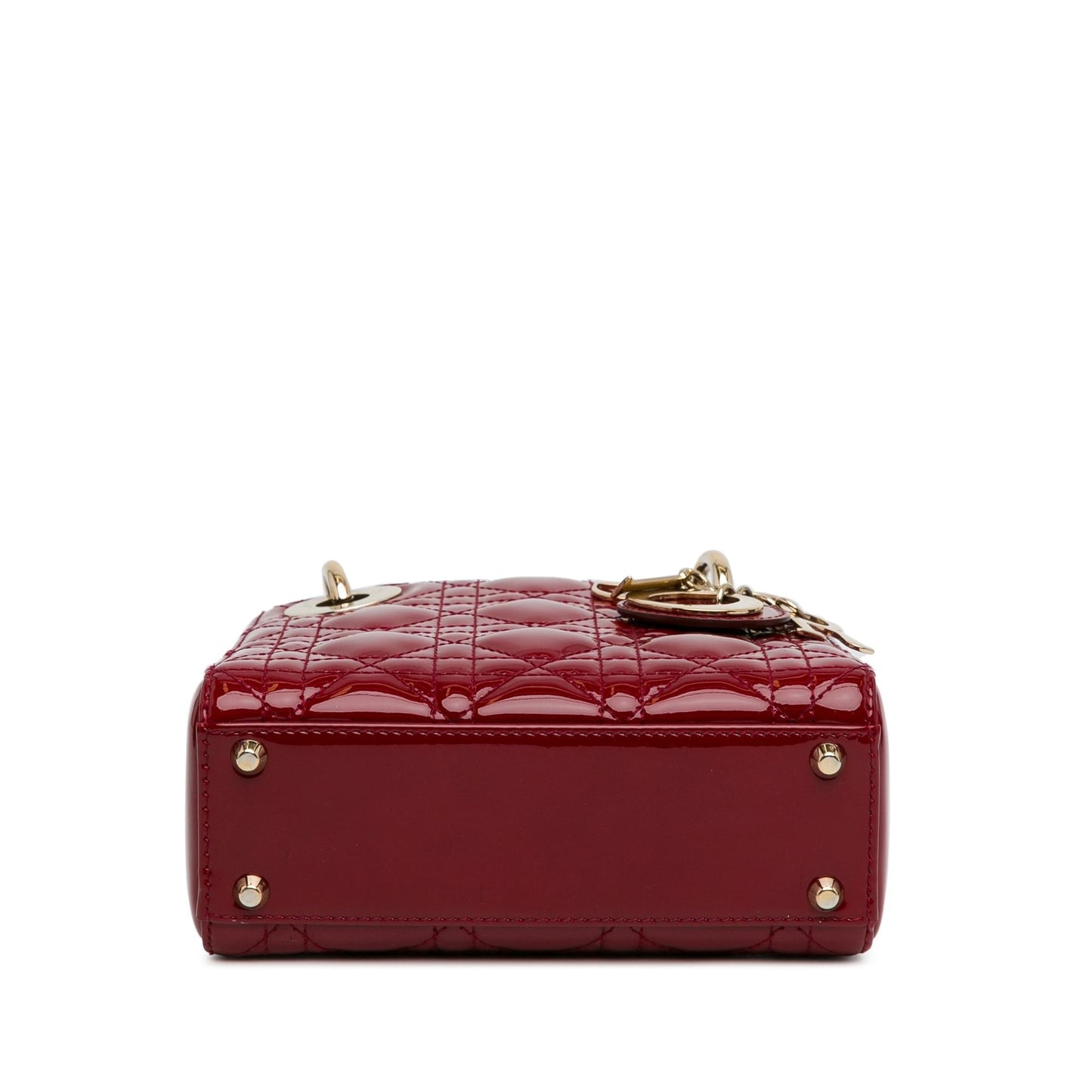 Luxury DiorMini Patent Cannage Lady Luxury Dior(SHG-1yYMQN)