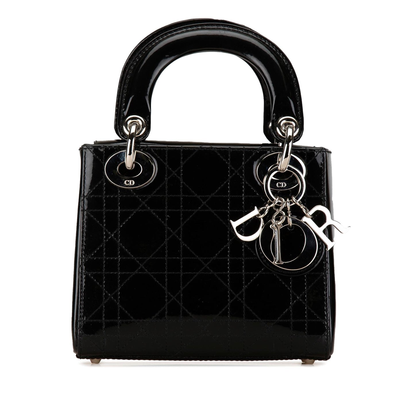 Luxury DiorMini Patent Cannage Lady Luxury Dior(SHG-Sgdj8c)