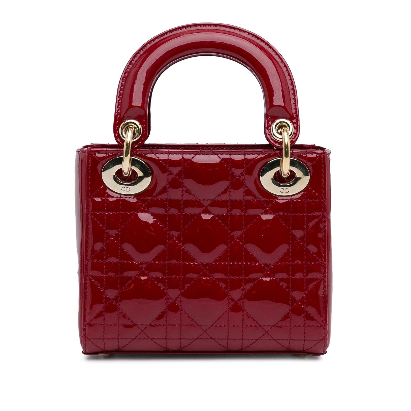 Luxury DiorMini Patent Cannage Lady Luxury Dior(SHG-5cWfM7)