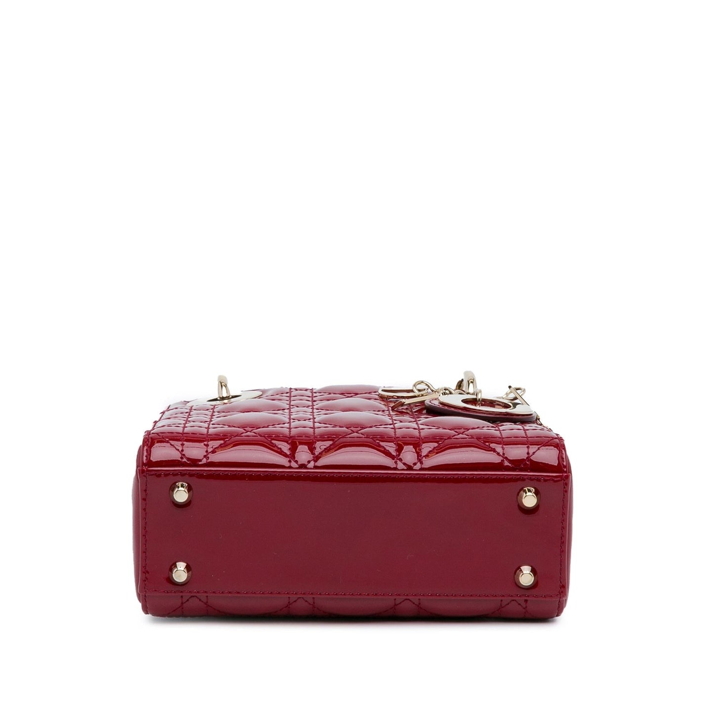 Luxury DiorMini Patent Cannage Lady Luxury Dior(SHG-5cWfM7)