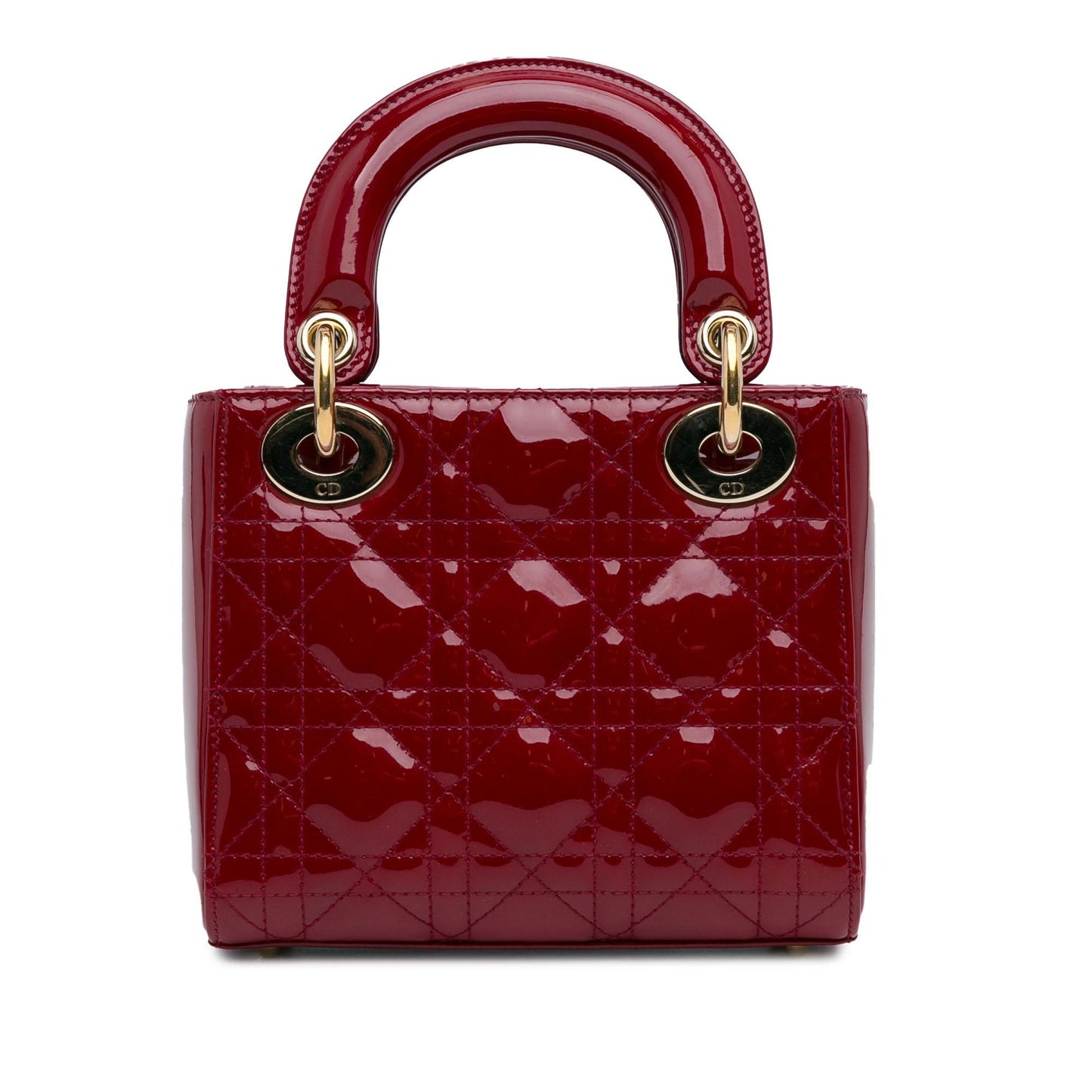 Luxury DiorMini Patent Cannage Lady Luxury Dior(SHG-bl7bnY)