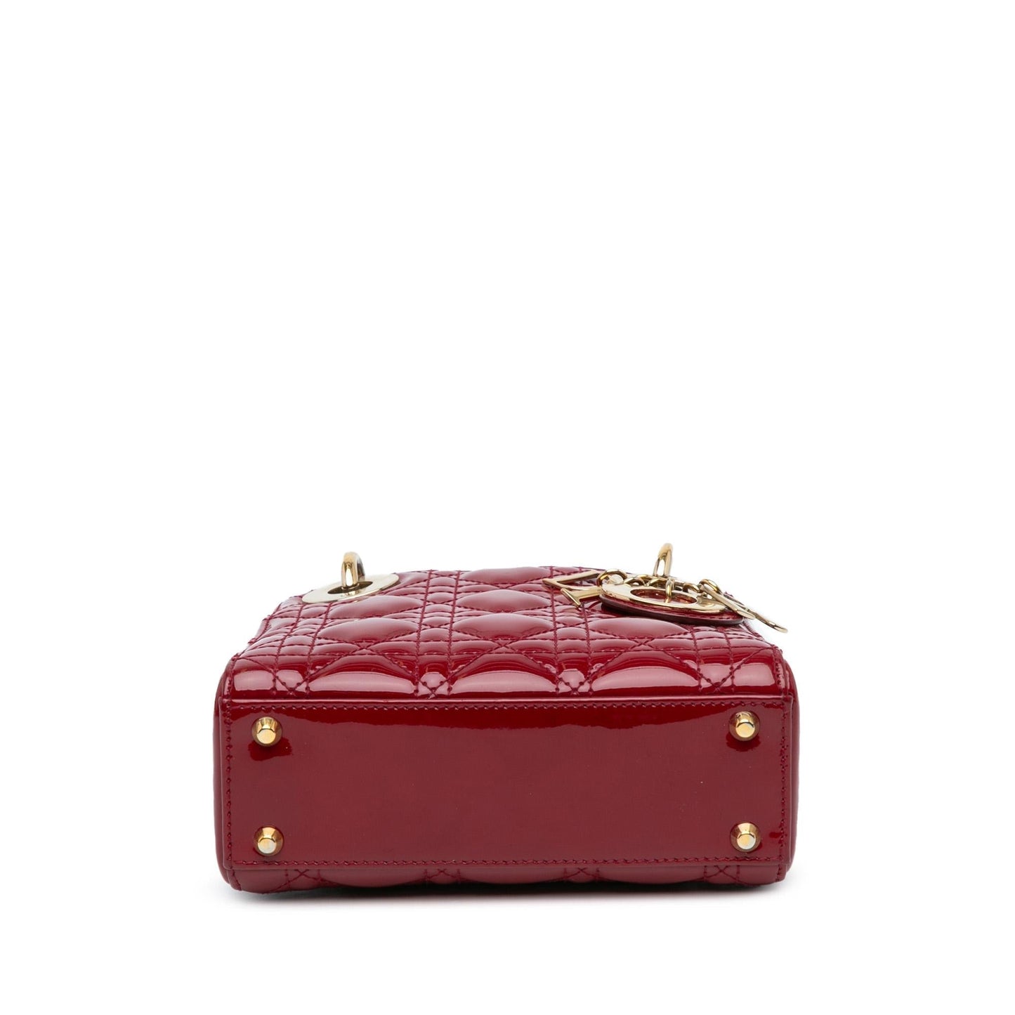 Luxury DiorMini Patent Cannage Lady Luxury Dior(SHG-5jmUhi)