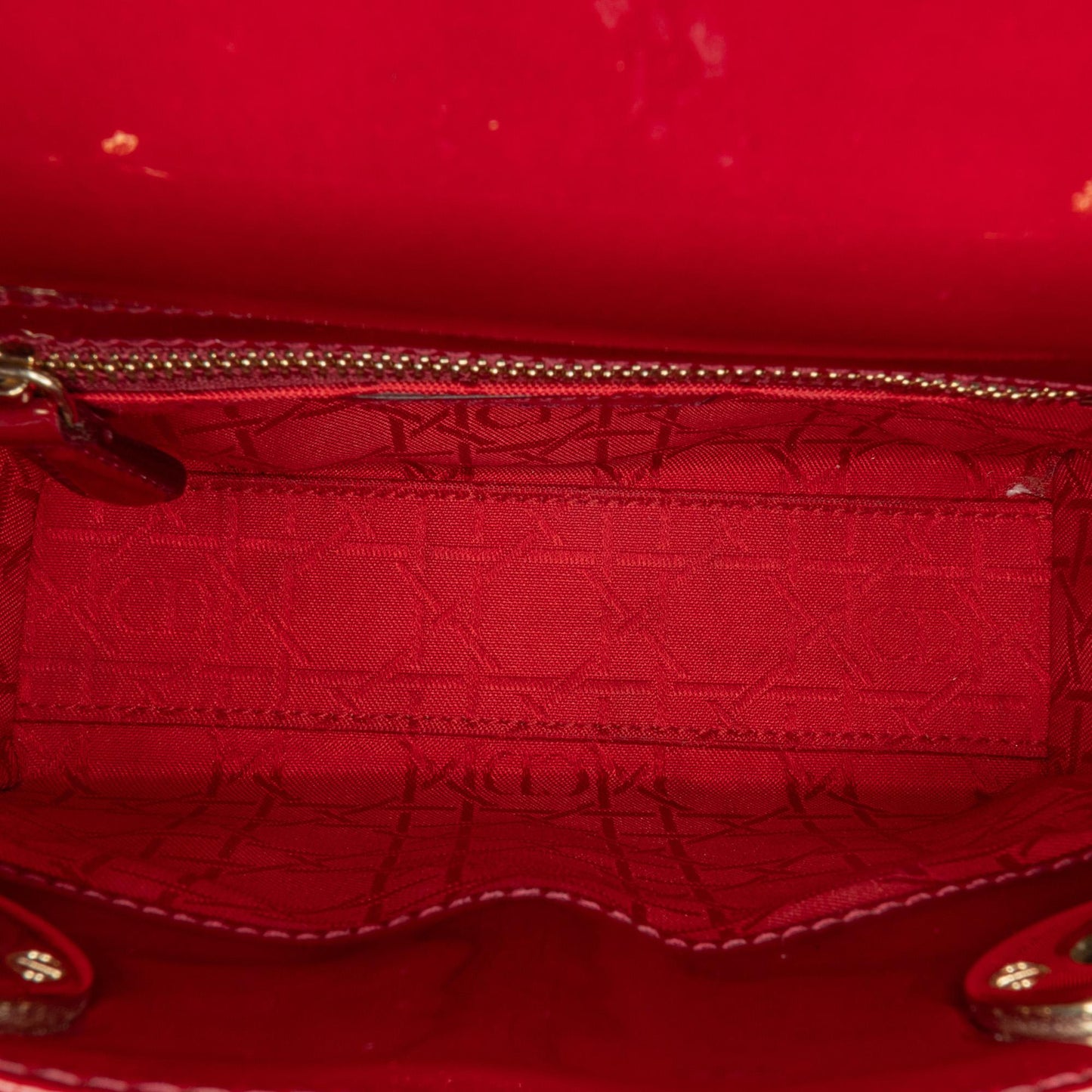 Luxury DiorMini Patent Cannage Lady Luxury Dior(SHG-5jmUhi)