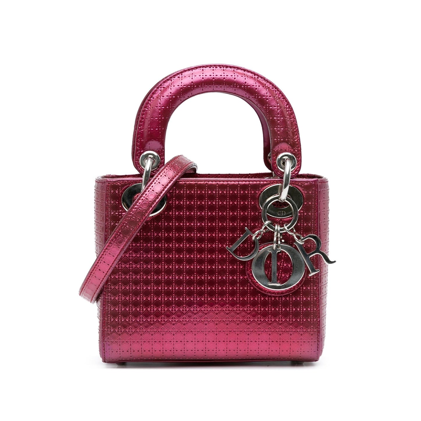 Luxury DiorMini Patent Microcannage Lady Luxury Dior(SHG-dlqrB7)