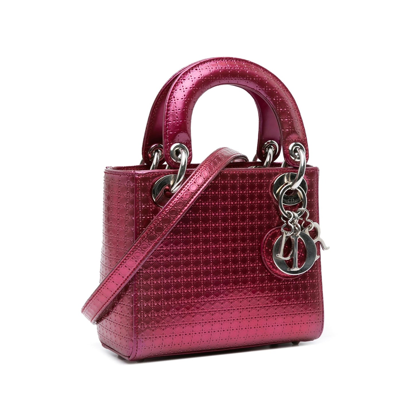 Luxury DiorMini Patent Microcannage Lady Luxury Dior(SHG-dlqrB7)