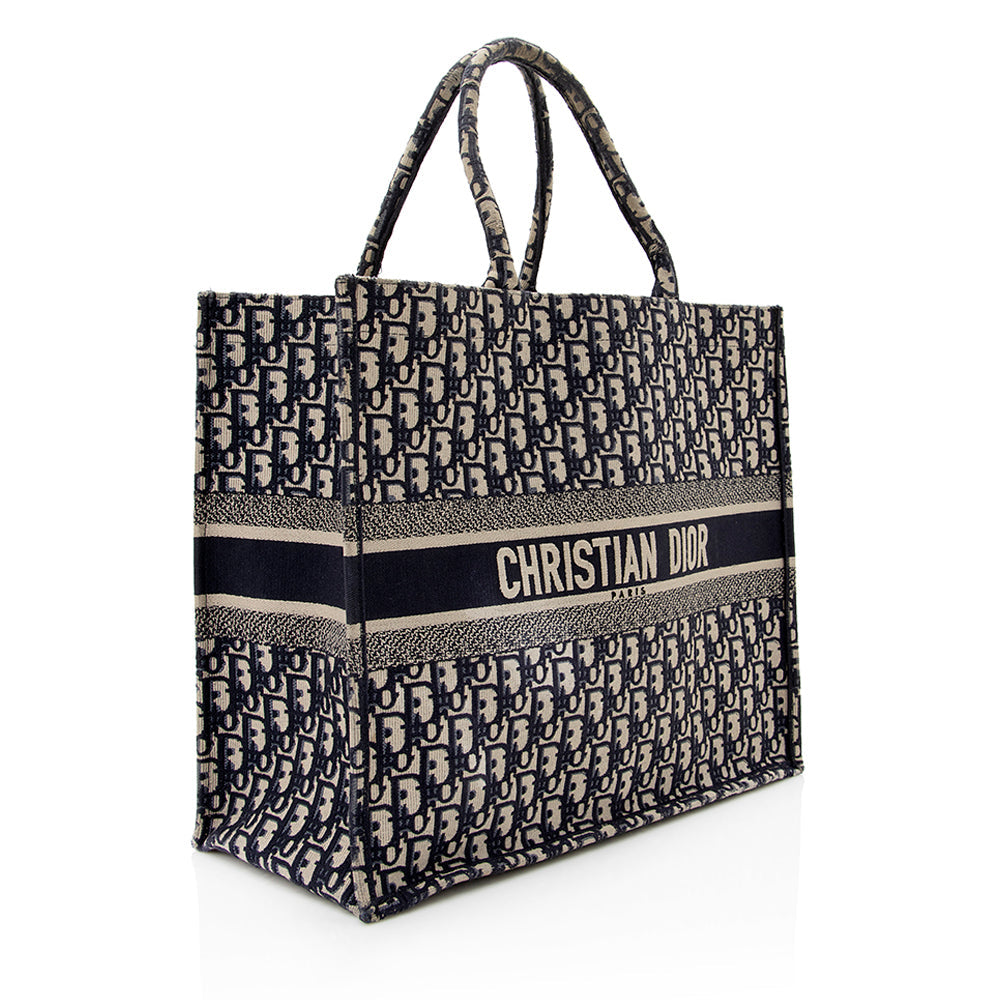 Luxury DiorOblique Book Tote (SHF-21217)