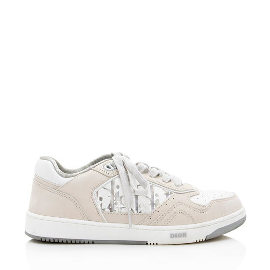 Luxury DiorOblique Calfskin Nubuck Low Top Sneakers - Size 8.5 / 38.5 (SHF-19913)