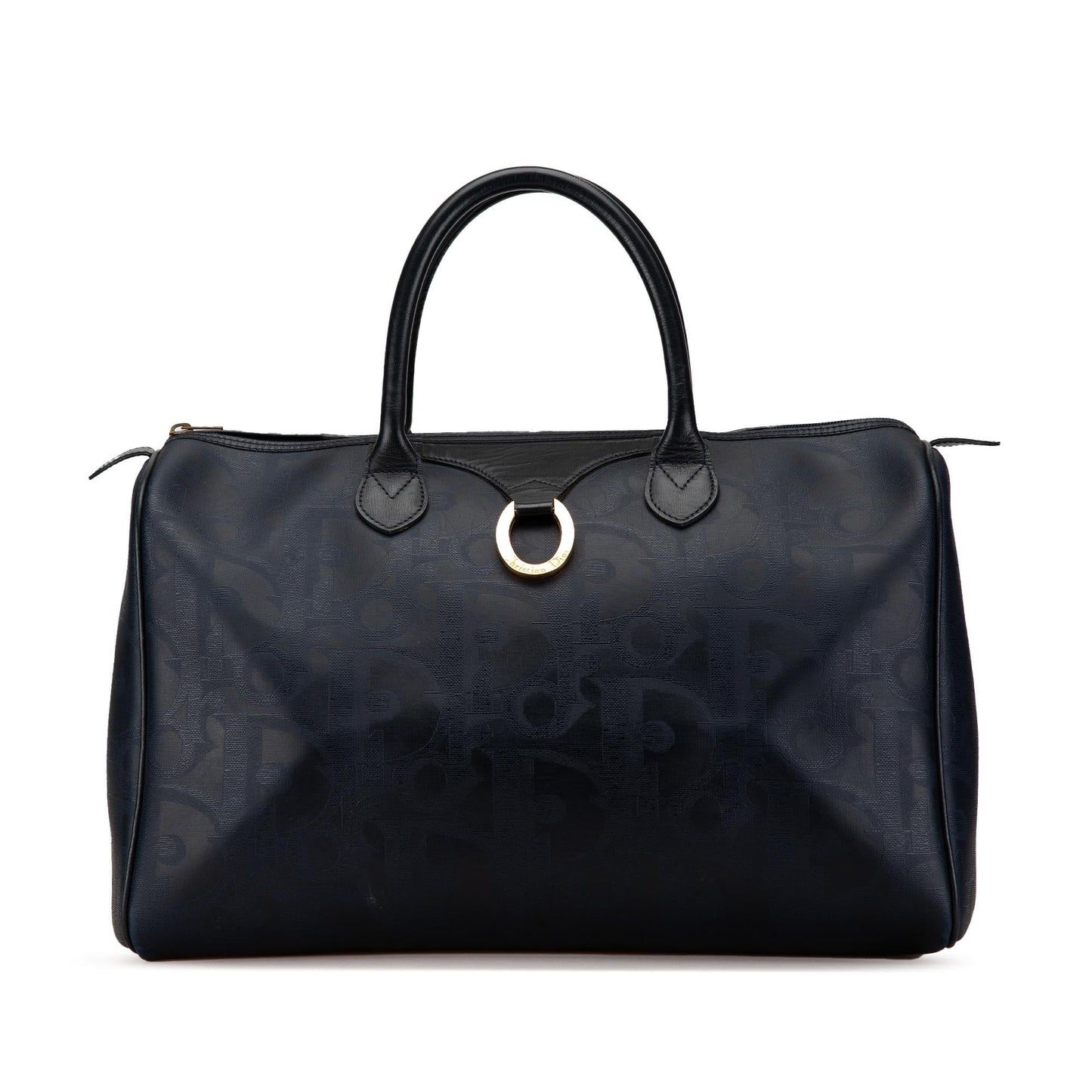 Luxury DiorOblique Coated Canvas Boston Bag (SHG-yKYS8X)