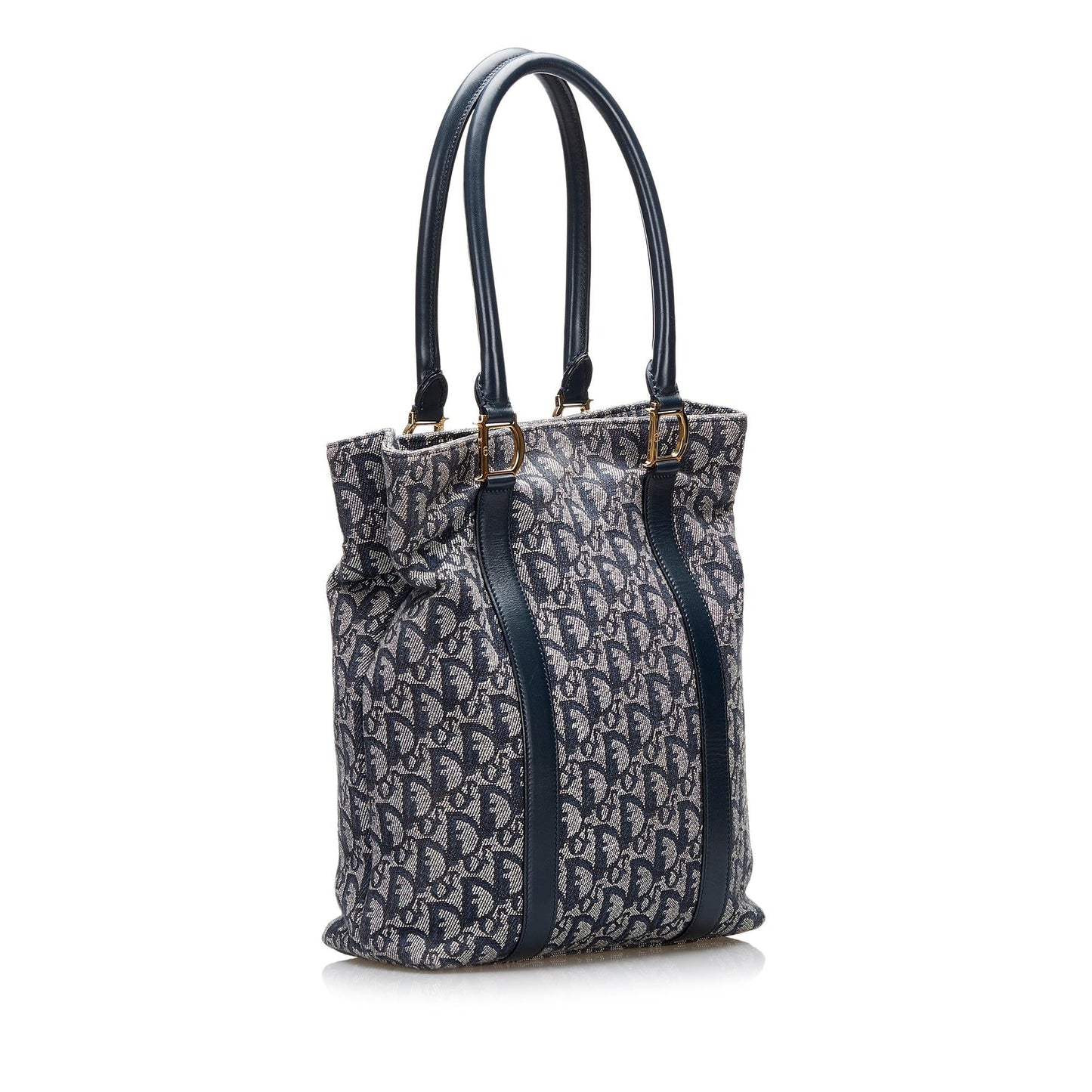 Luxury DiorOblique D-Ring Tote (SHG-genu2x)