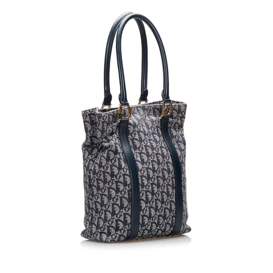 Luxury DiorOblique D-Ring Tote (SHG-genu2x)