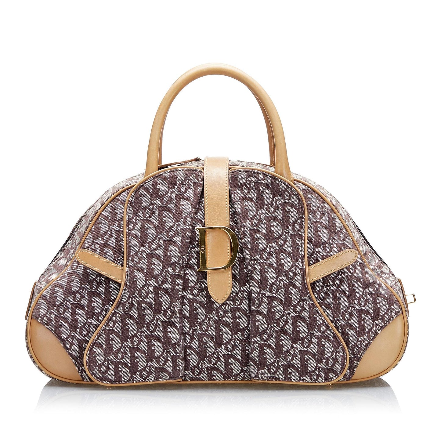 Luxury DiorOblique Double Saddle Bowler (SHG-4qoO44)