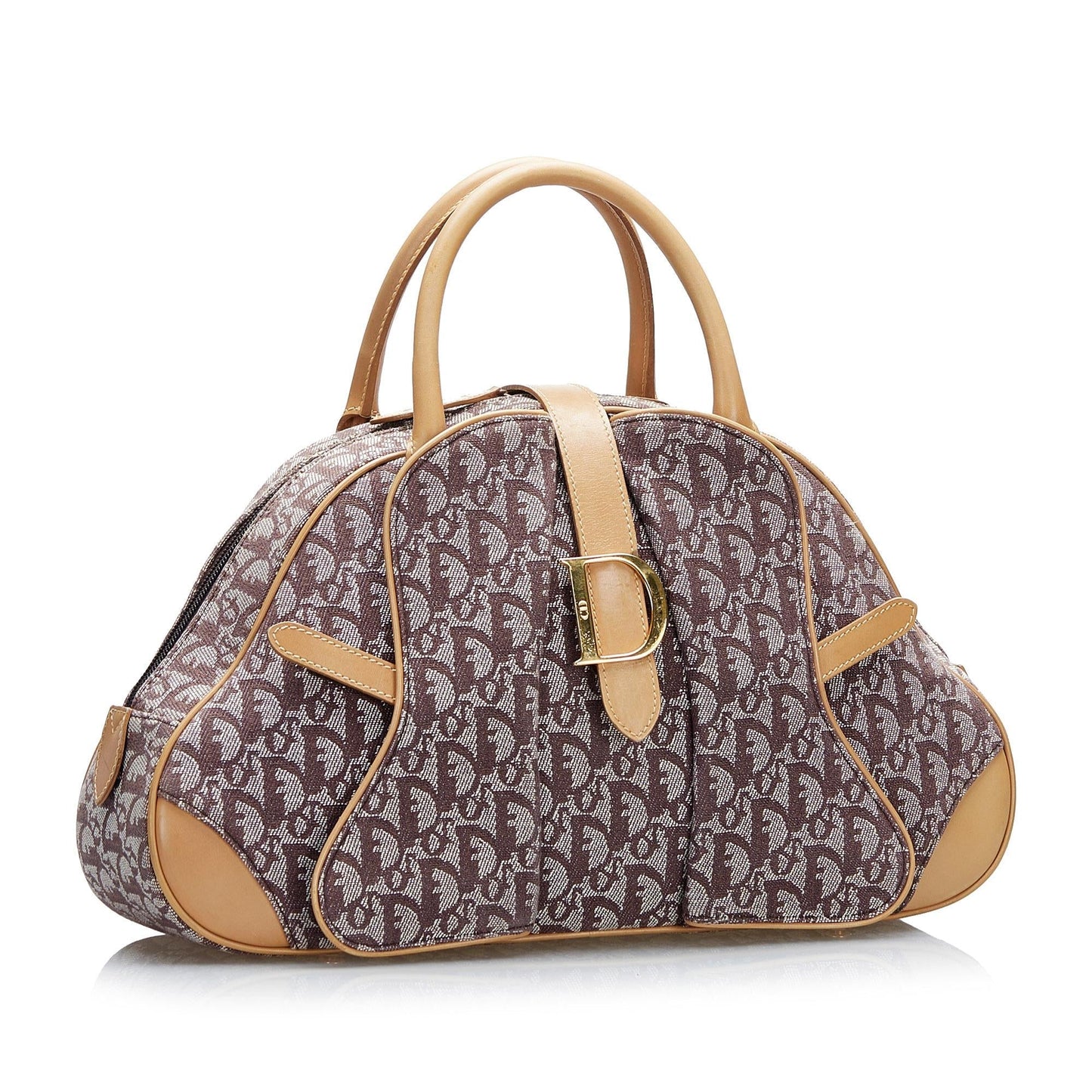Luxury DiorOblique Double Saddle Bowler (SHG-4qoO44)