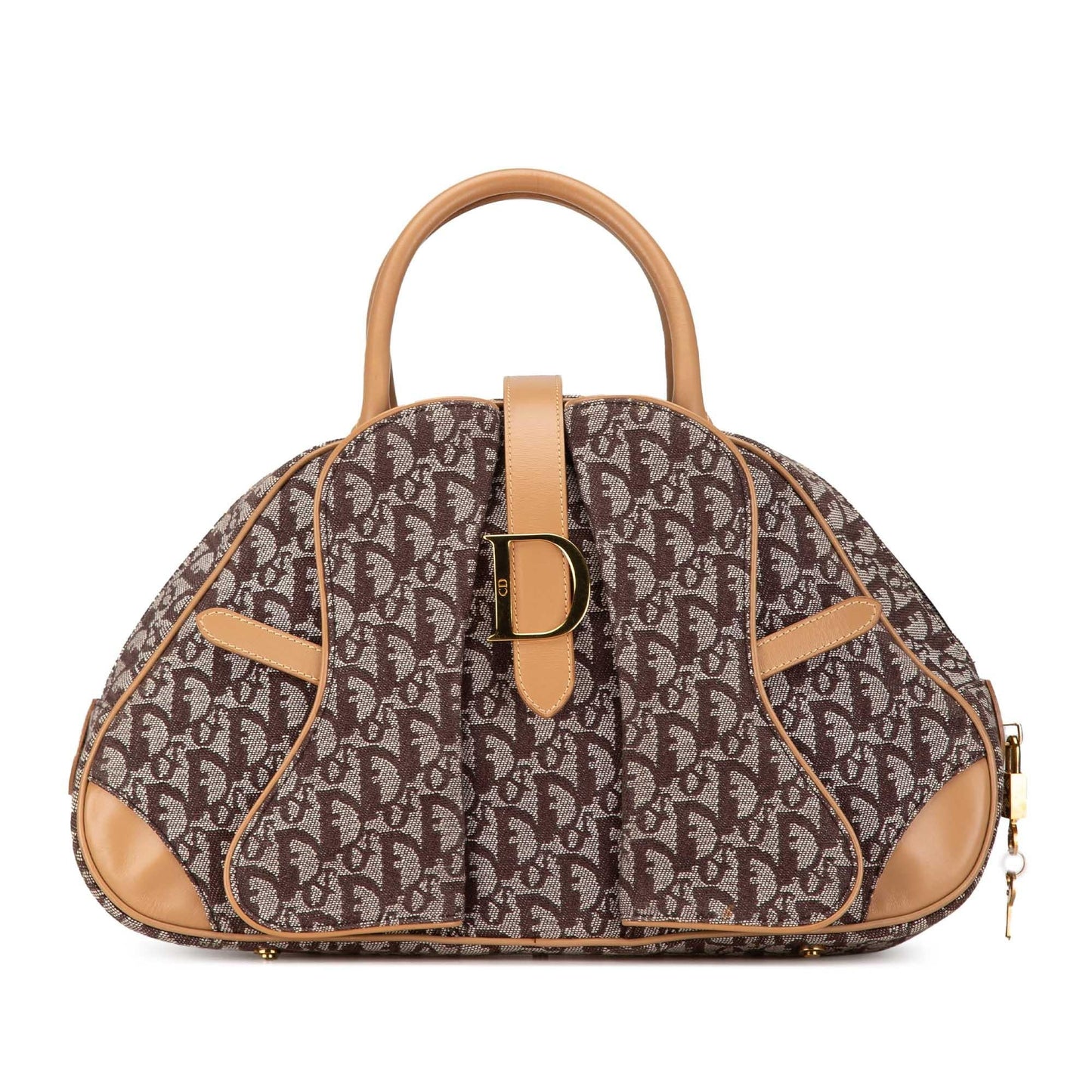 Luxury DiorOblique Double Saddle Bowler (SHG-ajKwhW)