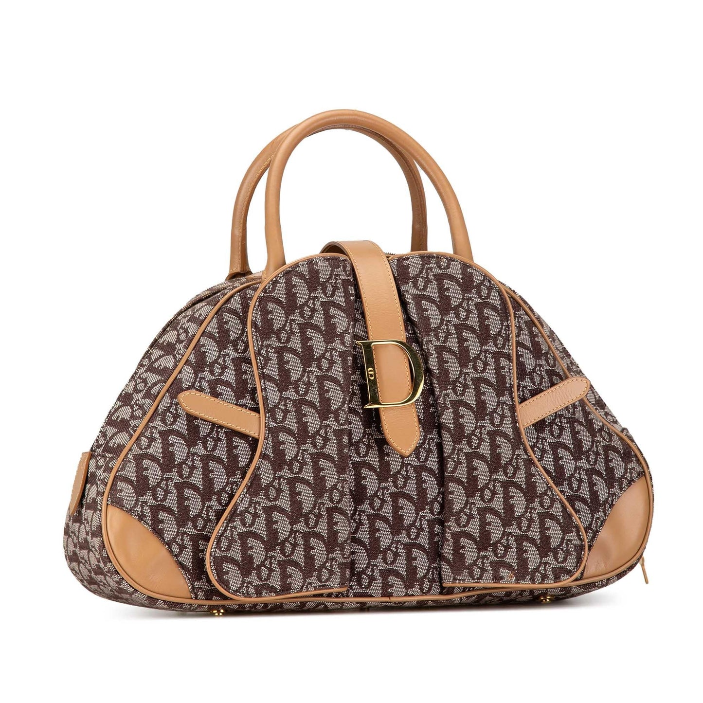 Luxury DiorOblique Double Saddle Bowler (SHG-ajKwhW)