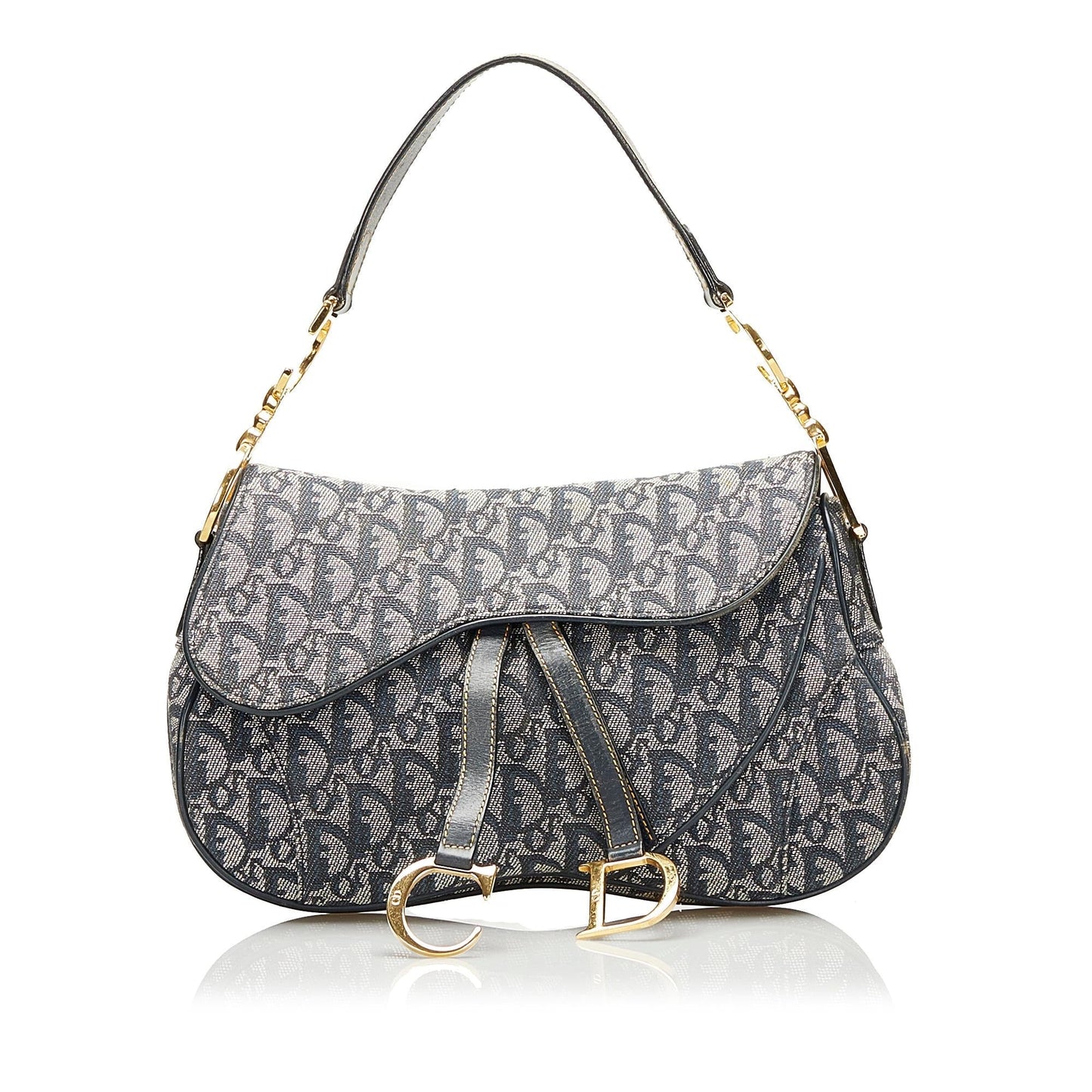 Luxury DiorOblique Double Saddle (SHG-36046)