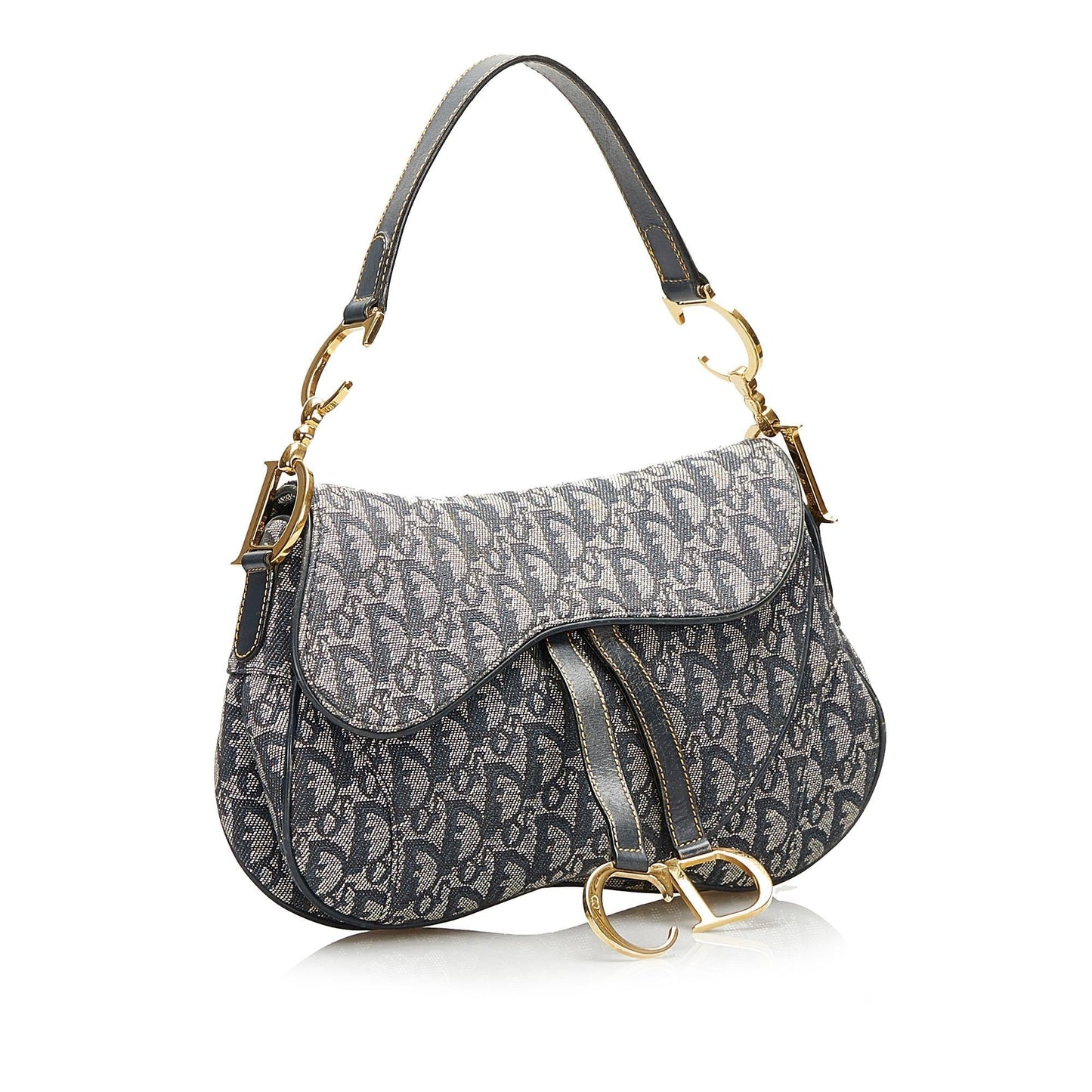 Luxury DiorOblique Double Saddle (SHG-36046)