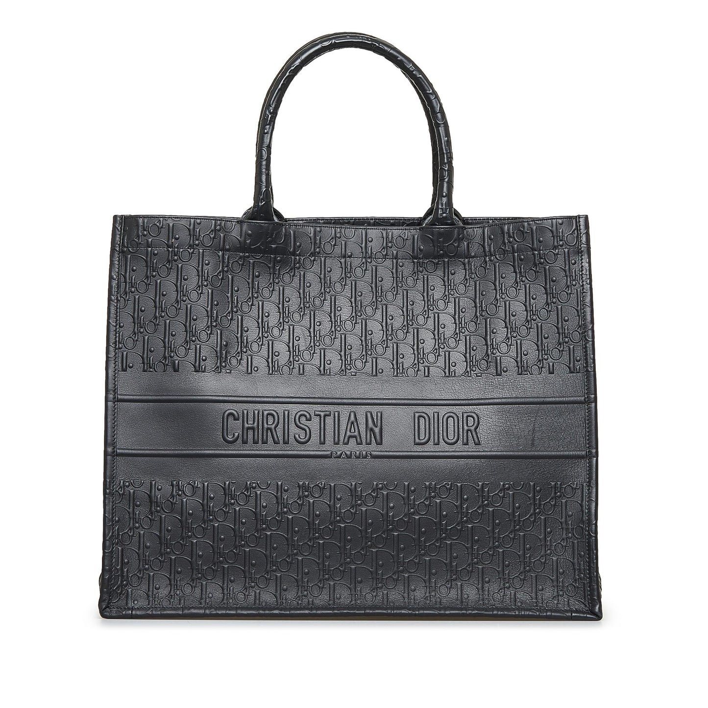 Luxury DiorOblique Embossed Book Tote (SHG-BeWW1a)