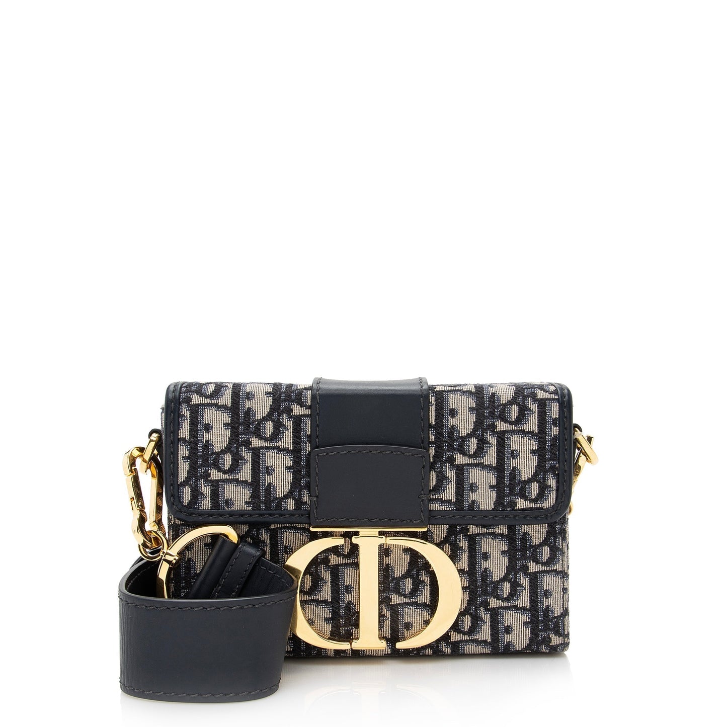 Luxury DiorOblique Montaigne 30 Box Shoulder Bag (SHF-22436)