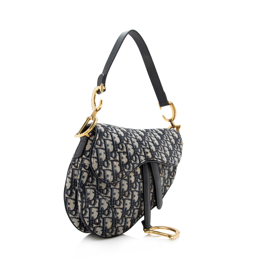 Luxury DiorOblique Saddle Bag (SHF-a6i5fs)