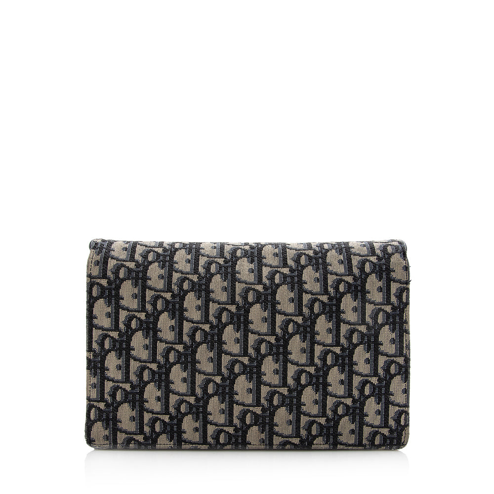 Luxury DiorOblique Saddle Chain Clutch (SHF-21554)