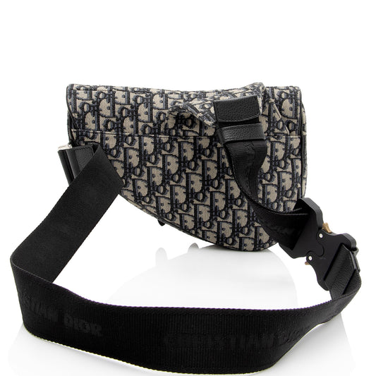 Luxury DiorOblique Saddle Crossbody Bag (SHF-scd9pa)