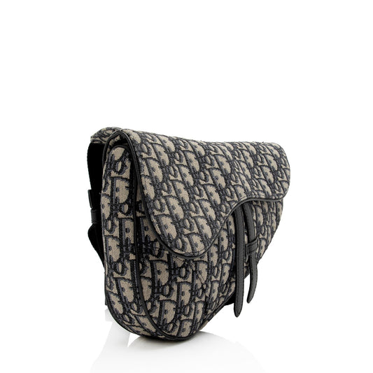 Luxury DiorOblique Saddle Crossbody Bag (SHF-scd9pa)