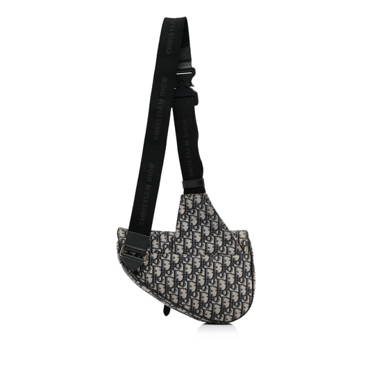 Luxury DiorOblique Saddle Crossbody Bag (SHG-OC2VP6)