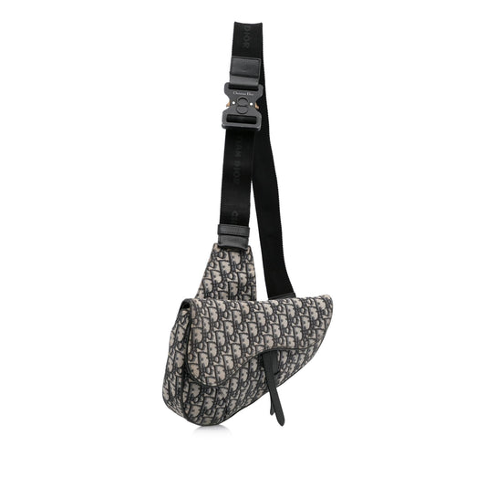 Luxury DiorOblique Saddle Crossbody Bag (SHG-OC2VP6)