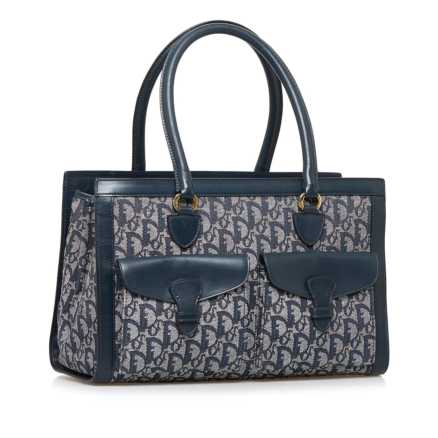 Luxury DiorOblique Trotter Double Pocket Tote (SHG-fuspb4)